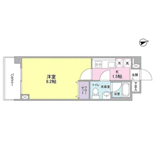 エスポワール尾山台【1階】の間取り