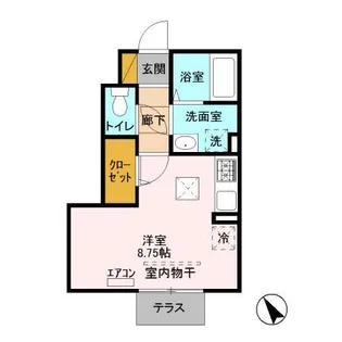 アインス B棟【1階】の間取り