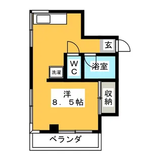 サンメゾンヒラニ1号館【2階】の間取り