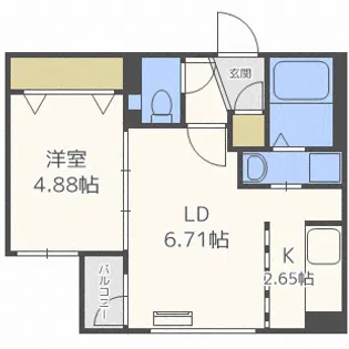 ヴェネーノ円山【3階】の間取り
