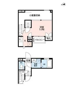 CB入間リーノ【2階】の間取り