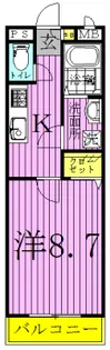 メゾンド西村【1階】の間取り