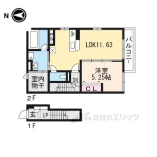 MAISONDEFUKUMI【1階】の間取り