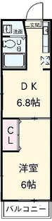 DAIYA RESIDENCE CHIBA【1階】の間取り