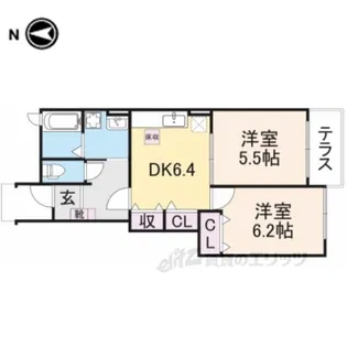 ベル・ヴィオラ【1階】の間取り