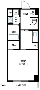 ジェイグランデV【2階】の間取り