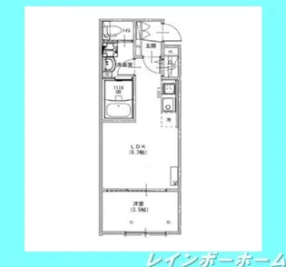 KEIAI RESIDENCE 北小金IV【1階】の間取り