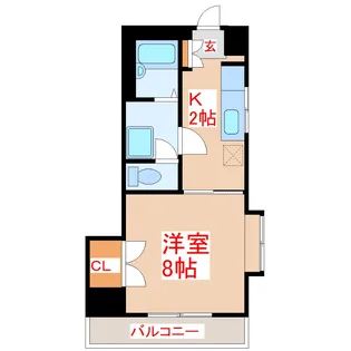 リテラス小川壱番館【7階】の間取り