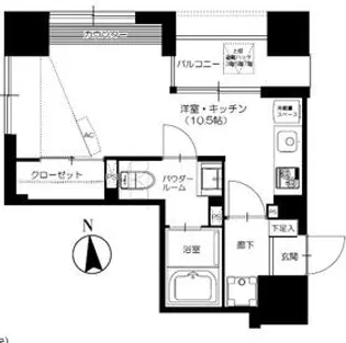 ラ・ヴィエルジュ白金【6階】の間取り