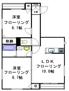 メゾン77【4階】の間取り