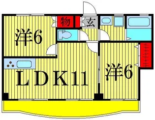 ヴァンベール【4階】の間取り