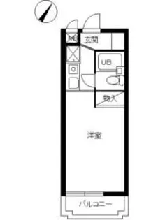 スカイコート阿佐ヶ谷第2【3階】の間取り