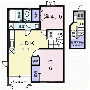 スズラン【2階】の間取り