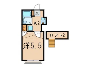 シャルマン田園調布【2階】の間取り