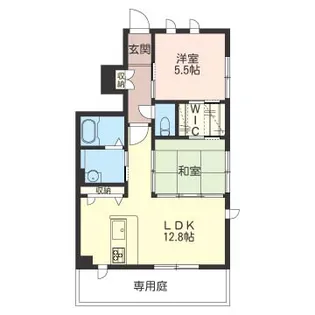フェリス【1階】の間取り