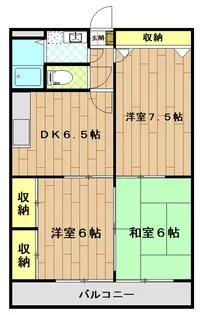 ソレイユ香栄II【3階】の間取り