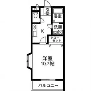 Est Viale ( エストヴィアーレ )【2階】の間取り