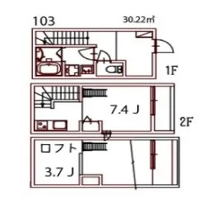 広島県廿日市市須賀【一戸建】の間取り
