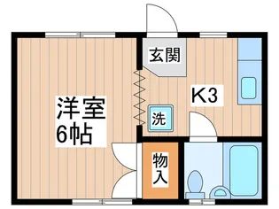 メゾンド ヴィラ-ジュ【2階】の間取り