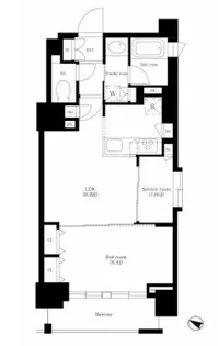 東京都千代田区神田神保町1【マンション】の間取り