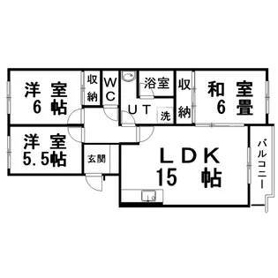 パシフィックマンションりんこう【3階】の間取り