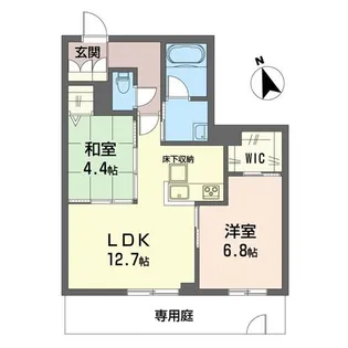 ロイヤルレジデンス【1階】の間取り