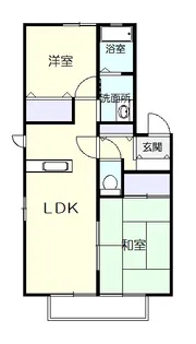 ハイム マローネII【1階】の間取り