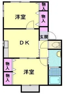 ナモワール【1階】の間取り