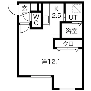 レグルス手稲【2階】の間取り