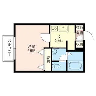 アトリオ桜の木【2階】の間取り
