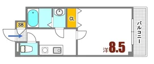 ハマダ矢野ビル【1階】の間取り