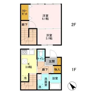 IKマスヤ【1階】の間取り