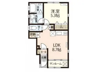 STAR GRANTS【1階】の間取り