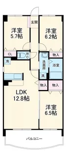 コンフォール・ソシアル【5階】の間取り