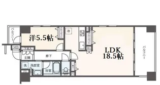 クレストフォルム横浜グランウェスト【3階】の間取り