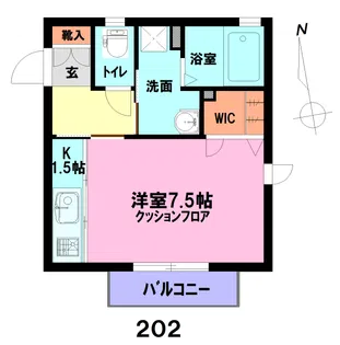 ソレイユ【2階】の間取り