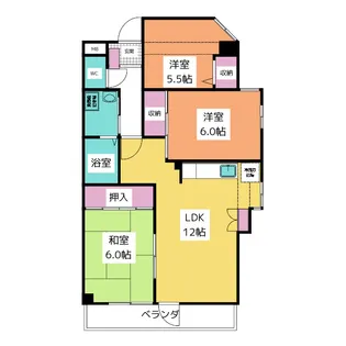 第2アイリス近藤【3階】の間取り