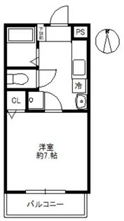 ソレイユハイツ【2階】の間取り