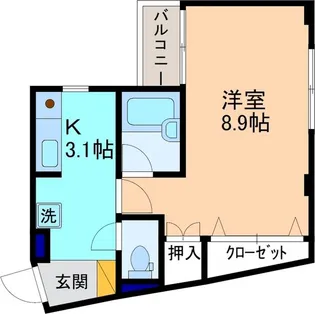 マイタウン芳斎II【2階】の間取り