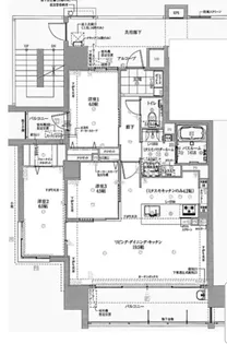 アルファステイツ平之町II【3階】の間取り