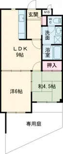 メゾン富雄【1階】の間取り