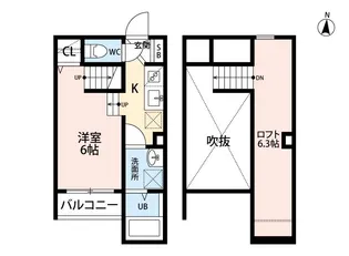 Laguna village(ラグーナヴィレッジ)【2階】の間取り