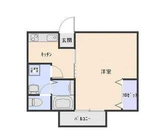 ルクスエテルナ菊陽II【2階】の間取り