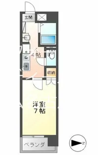エトワール大島【5階】の間取り