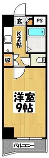 ソラリア下荒田【4階】の間取り