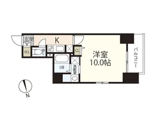 S-RESIDENCE国泰寺町二丁目【3階】の間取り