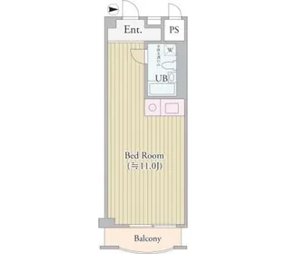 東京都新宿区西新宿4【マンション】の間取り