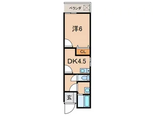 松籟荘【1階】の間取り