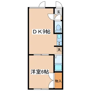 ハイツ中村A【2階】の間取り