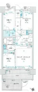 東京都荒川区南千住1【マンション】の間取り